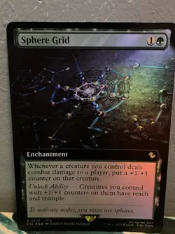 Sphere Grid - Final Fantasy Foil Extended Art MTG 0123 - Image 1