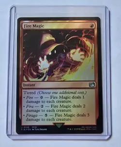 Fire Magic (Foil) - #136 - Uncommon - MTG: Final Fantasy - FIN - Image 1