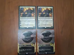 Mtg Edge of Eternities: Stellar Sights Ancient Tomb x2 Bordereless & 1 Other - Image 1