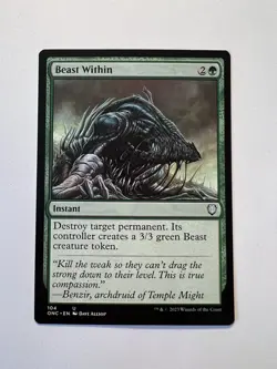 Beast Within - MTG Phyrexia: All Will Be One: Commander - NM - Image 1
