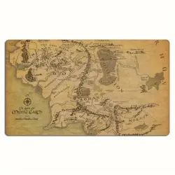 TCG Playmat Lord Of The Ring Middle Earth MTG Pokemon Yu-Gi-Oh Lorcana - Image 1