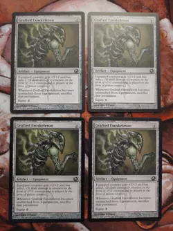 Grafted Exoskeleton Scars of Mirrodin SOM X4 (Playset) MTG Magic the Gathering - Image 1
