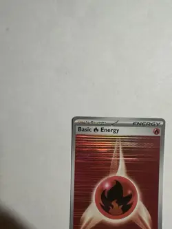 Fire Energy - Pokemon Black Bolt & White Flare (Horizontal Holo) Card #018 - Image 2