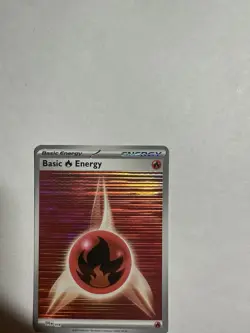 Fire Energy - Pokemon Black Bolt & White Flare (Horizontal Holo) Card #018 - Image 5