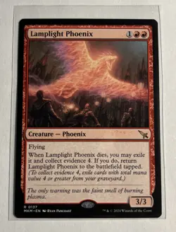 Lamplight Phoenix MKM MTG 137 RARE NM - Image 1