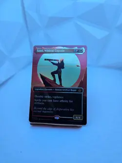 SAMI, WILDCAT CAPTAIN FOIL [Borderless] - Mythic - EOE Edge of Eternities MTG - Image 1
