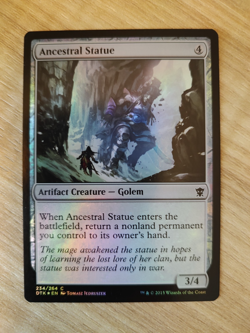 MTG - FOIL - Ancestral Statue - Dragons of Tarkir (DTK) - Magic - NM - Image 1
