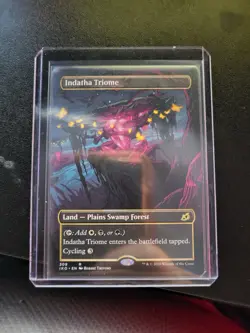 MTG Magic the Gathering NM Showcase Indatha Triome 309 Ikoria - Image 1
