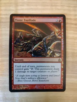 MTG - FOIL - Flame Fusillade - Ravnica: City of Guilds (RAV) - Magic - LP - Image 1