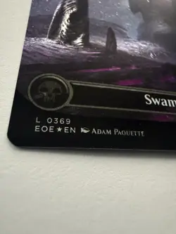 MTG Swamp 0369 (Borderless Galaxy Foil) Edge Of Eternities - Image 4