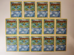 2000 WOTC POKEMON LEAGUE PSYDUCK #20 BLACK STAR PROMO LOT OF 14 CARDS - Image 1