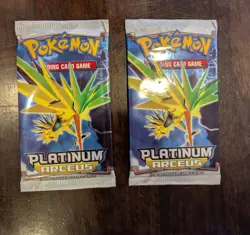 SEALED Pokemon Platinum Arceus ZAPDOS Booster Pack 2 count (new and unopened) - Image 3
