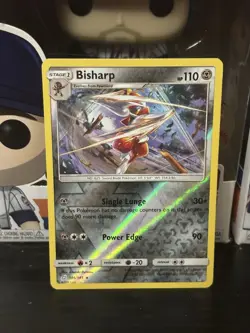 Pokemon TCG Sun & Moon Team Up - Bisharp #105/181 - Rare Reverse Holo Card - Image 1