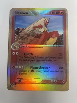 POKEMON Blaziken 3/109 Ruby and Sapphire Reverse Holo HP - Image 1