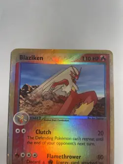 POKEMON Blaziken 3/109 Ruby and Sapphire Reverse Holo HP - Image 2