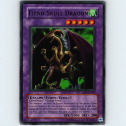 Yugioh Fiend Skull Dragon LOD-EN039 Unlimited Super Rare Holo - NM 💎 - Image 1