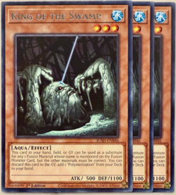 Yugioh! - 3X King of the Swamp - JUSH-EN046 - Rare - 1'st Ed. - NM/M - Image 1