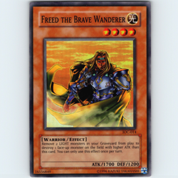 Yugioh Freed the Brave Wanderer IOC-014 Unlimited Super Rare Holo - LP 💎 - Image 1