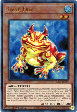 Yugioh! Swap Frog - RA03-EN005 - Prismatic Ultimate Rare (PUR) - NM/M - Image 1