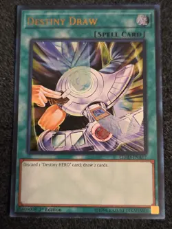 1x (MP) Destiny Draw - LEHD-ENA17 - Ultra Rare - 1st Edition YuGiOh - Image 1