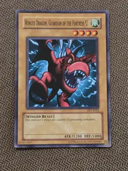 Yugioh -- Winged Dragon, Guardian Of The Fortress #2 -- TP1-E022 -- NM - Image 1