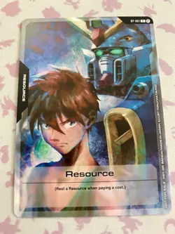 Gundam TCG Resource Card Heero Yuy RP-001 Alt Art English Gencon 2025 Promo - Image 1
