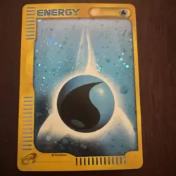 [NM] Water Energy Pokemon Card Japanese 2002 Holo E-Series McDonald's Promo - Image 1