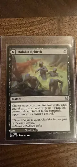 Malakir Rebirth Zendikar Rising NM Regular Card, Magic the Gathering - Image 1