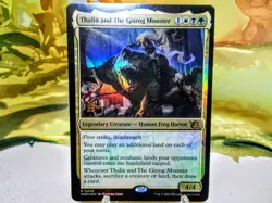 Thalia and the Gitrog Monster magic the gathering mythic foil trading card - Image 1