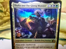 Thalia and the Gitrog Monster magic the gathering mythic foil trading card - Image 2