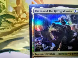 Thalia and the Gitrog Monster magic the gathering mythic foil trading card - Image 4