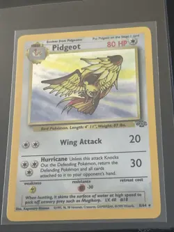 Pidgeot Pokemon TCG WOTC 8/64 Jungle Base Set Card 1999 - NM - Image 1