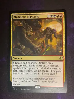 MTG * Mutinous Massacre Edge of Eternities * 1X * NM - Image 1