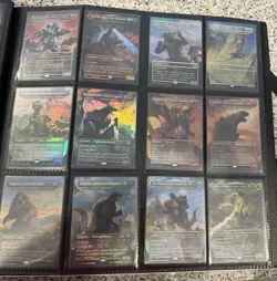 MTG ~ Ikoria Godzilla Alt Art Set Foil~ Includes Foil Secret Lair Godzilla Lands - Image 1