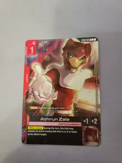 Gundam Card Game TCG [English] ST04-011 Athrun Zala Alt Art [C+] - Image 1
