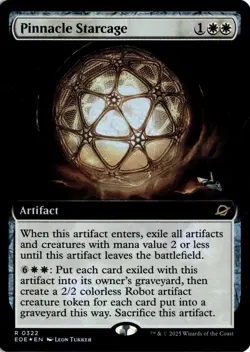 Pinnacle Starcage (Extended Art) FOIL 322 R Edge of Eternities NM MTG - Image 1