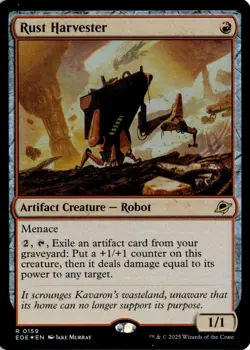 Rust Harvester FOIL 159 R Edge of Eternities NM MTG - Image 1