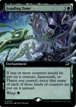 Loading Zone (Extended Art) FOIL 344 R Edge of Eternities NM MTG - Image 1