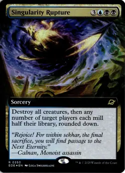 Singularity Rupture (Extended Art) FOIL 350 R Edge of Eternities NM MTG - Image 1