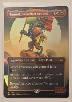 Tannuk, Steadfast Second (Borderless) (Foil) - Edge Of Eternities MTG - Image 1