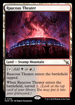 MTG Raucous Theater 266 Rare Foil Land Murders at Karlov Manor - Image 1