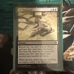 Ad Nauseam Shards of Alara Regular LP MTG Magic the Gathering - Image 1