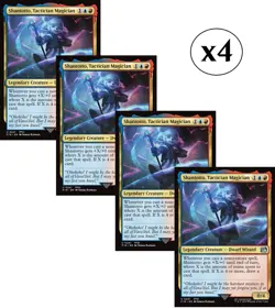4x - Shantotto, Tactician Magician - x4 - Final Fantasy - UC NM MTG - Image 1