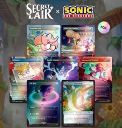 MtG: Secret Lair x Sonic the Hedgehog | Chasing Adventure Rainbow Foil | Sealed - Image 1