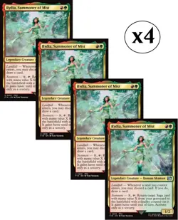 4x - Rydia, Summoner of Mist - x4 - Final Fantasy - UC NM MTG - Image 1
