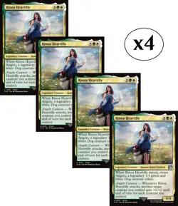 4x - Rinoa Heartilly - x4 - Final Fantasy - UC NM MTG - Image 1