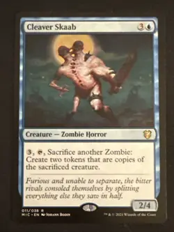 1x Cleaver Skaab (11) Commander: Innistrad: Midnight Hunt LP MTG Magic x1 MKE - Image 1