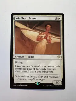Windborn Muse - MTG Phyrexia: All Will Be One: Commander - NM - Image 1