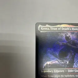 MTG - Kroxa, Titan Of Death’s Hunger - March Of The Machine (MUL) Foil # 49 - Image 2