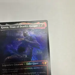 MTG - Kroxa, Titan Of Death’s Hunger - March Of The Machine (MUL) Foil # 49 - Image 3